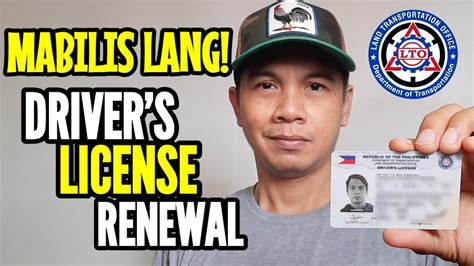 RENEWAL DRIVER LICENSE 2021 LTO IMUS .